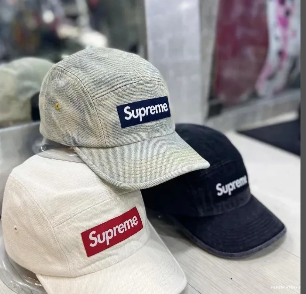 CAP SS23 Water Washed Hat Black Washed Water White CAMP DENIM Tannin Blue Camping 1015